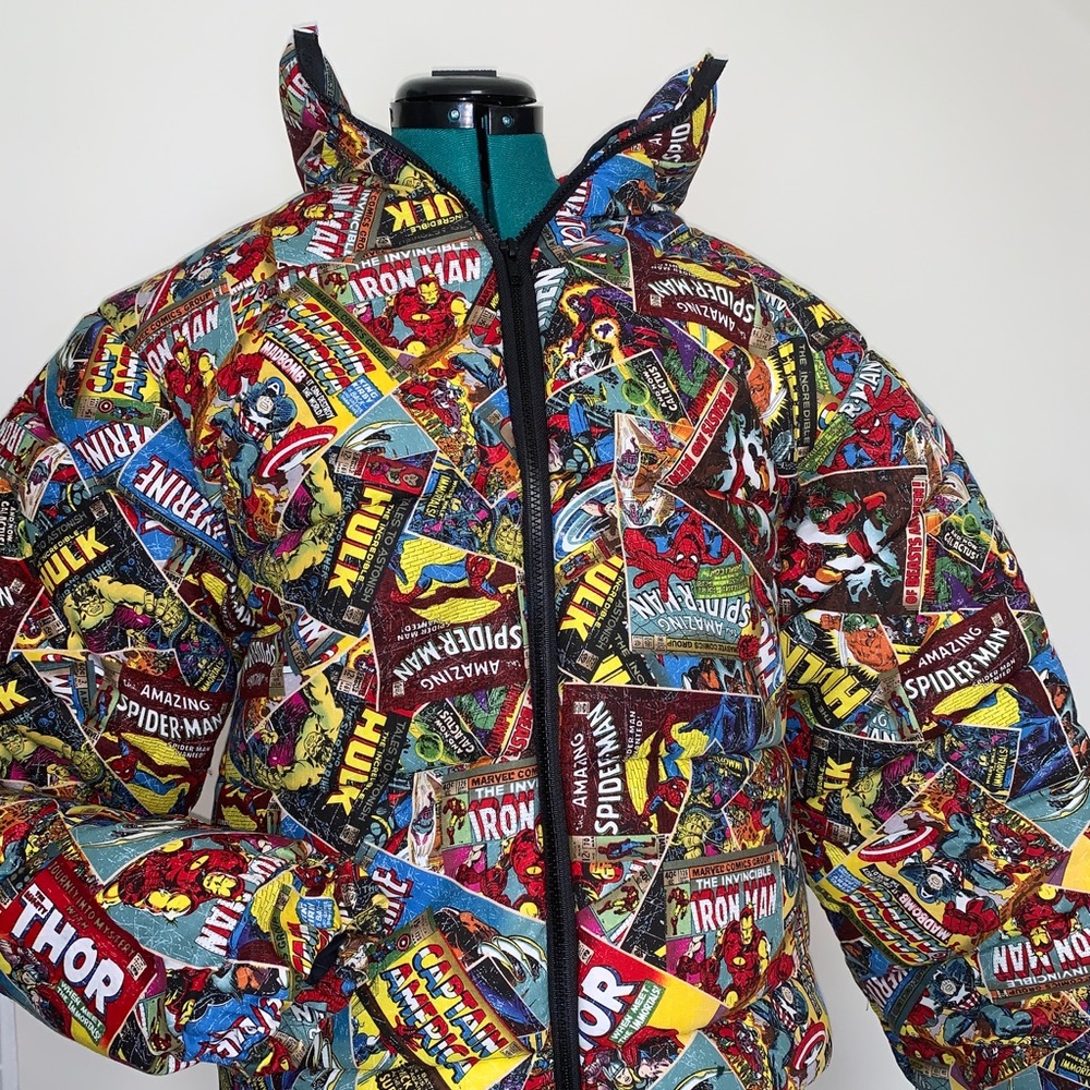 HANDMADE !! Marvel Bubble Jacket SAMPLE SALE